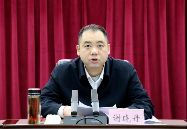謝曉丹發(fā)表講話